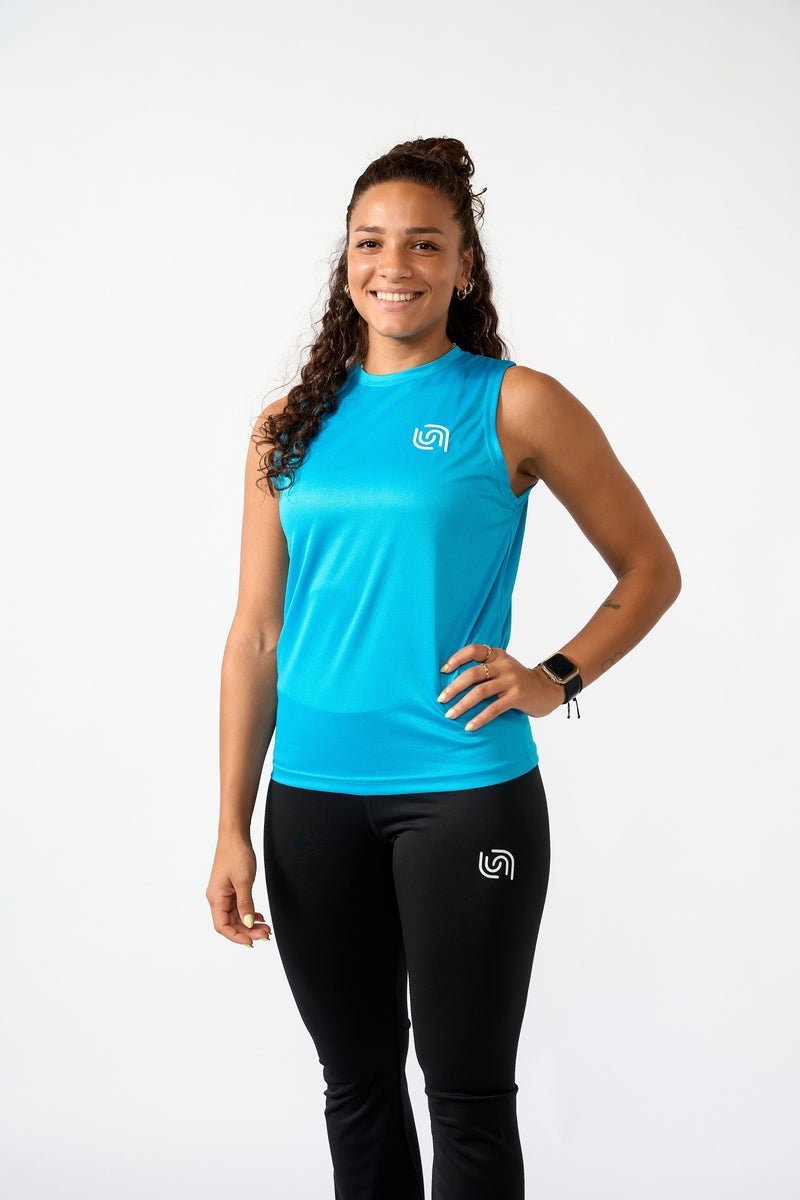 Beyond Women’s Sky Blue Sleeveless Top - Image 4